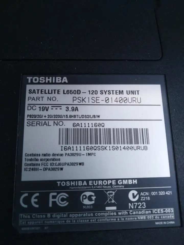 Toshiba Satellite L650D-120 ноутбук., фотография 4