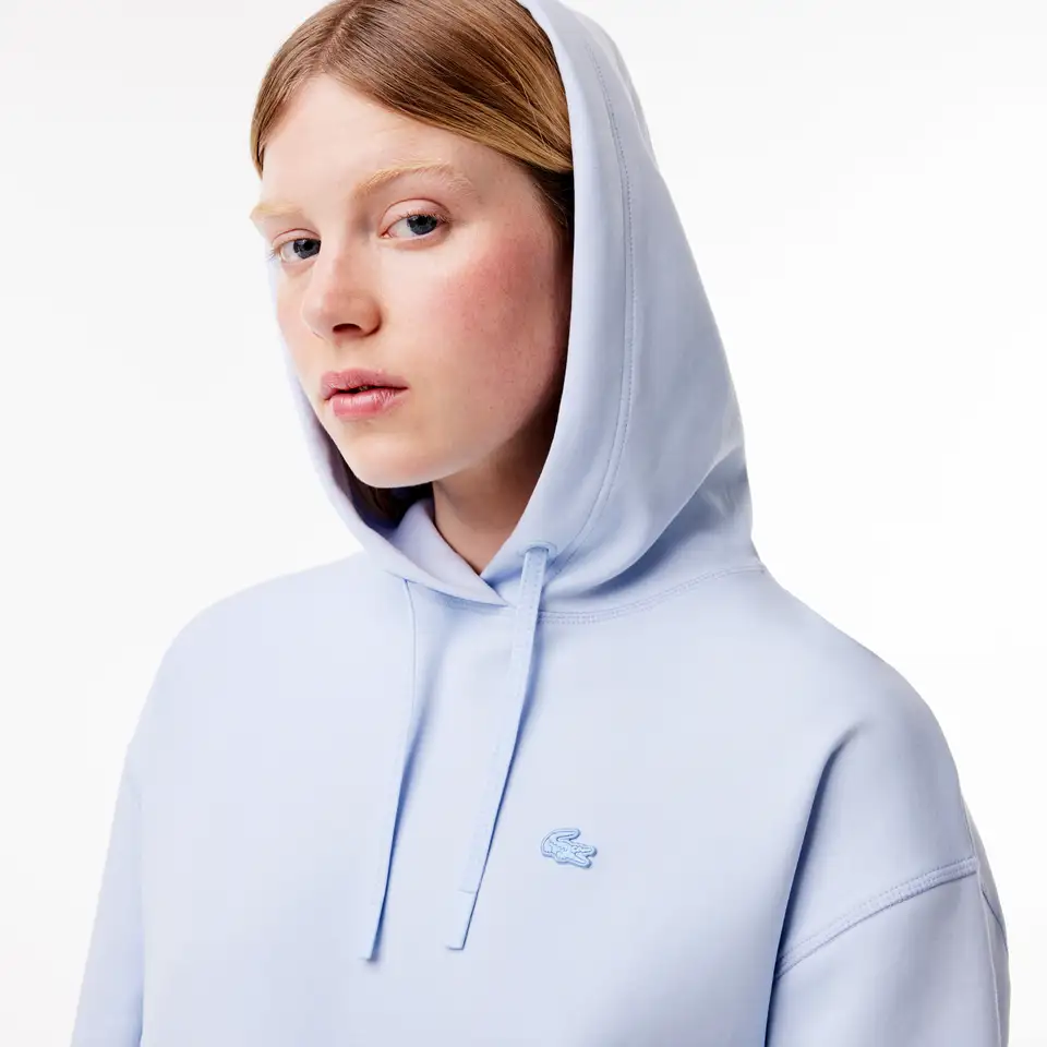 Женская толстовка lacoste loose fit с капюшоном, фотография 3