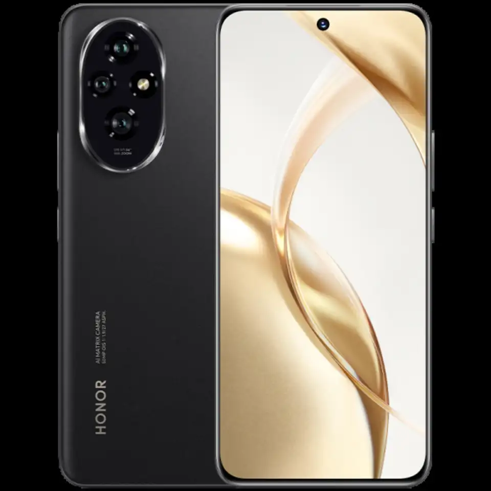 Смартфон honor 200 8/256gb чёрный eac, фотография 1