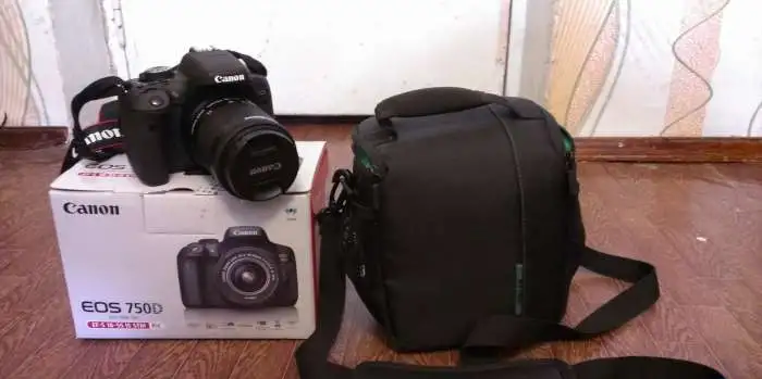 Canon EOS 750D EF-S 18 -55 IS STM + сумка, фотография 2