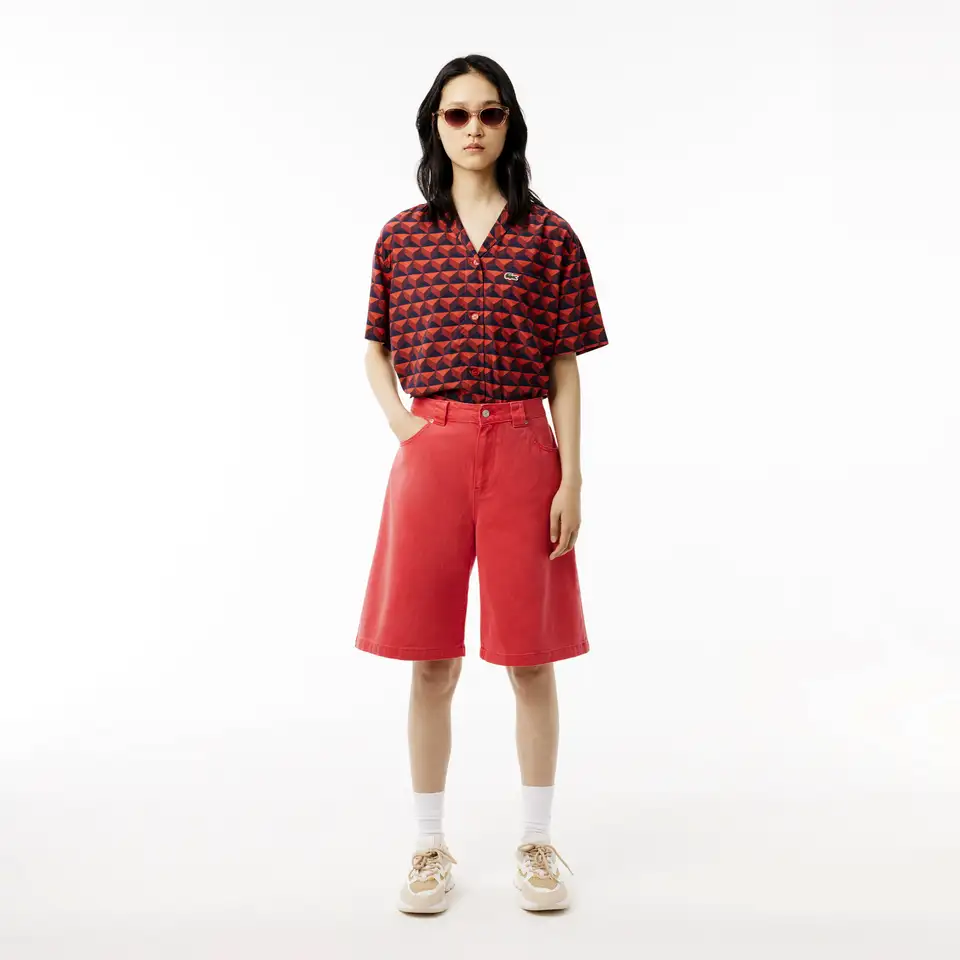 Женские длинные шорты-шорты lacoste, фотография 3