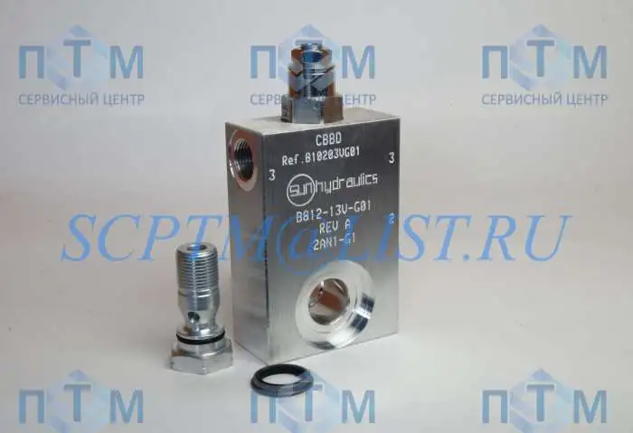 В102-03V-G01 (B812-13V-G01) SUN HYDRAULICS Блок клапанов с клапаном СВВD-LJN, фотография 2