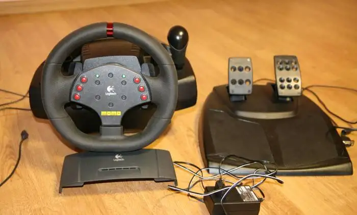 Руль Logitech momo racing force feedback whell, фотография 1