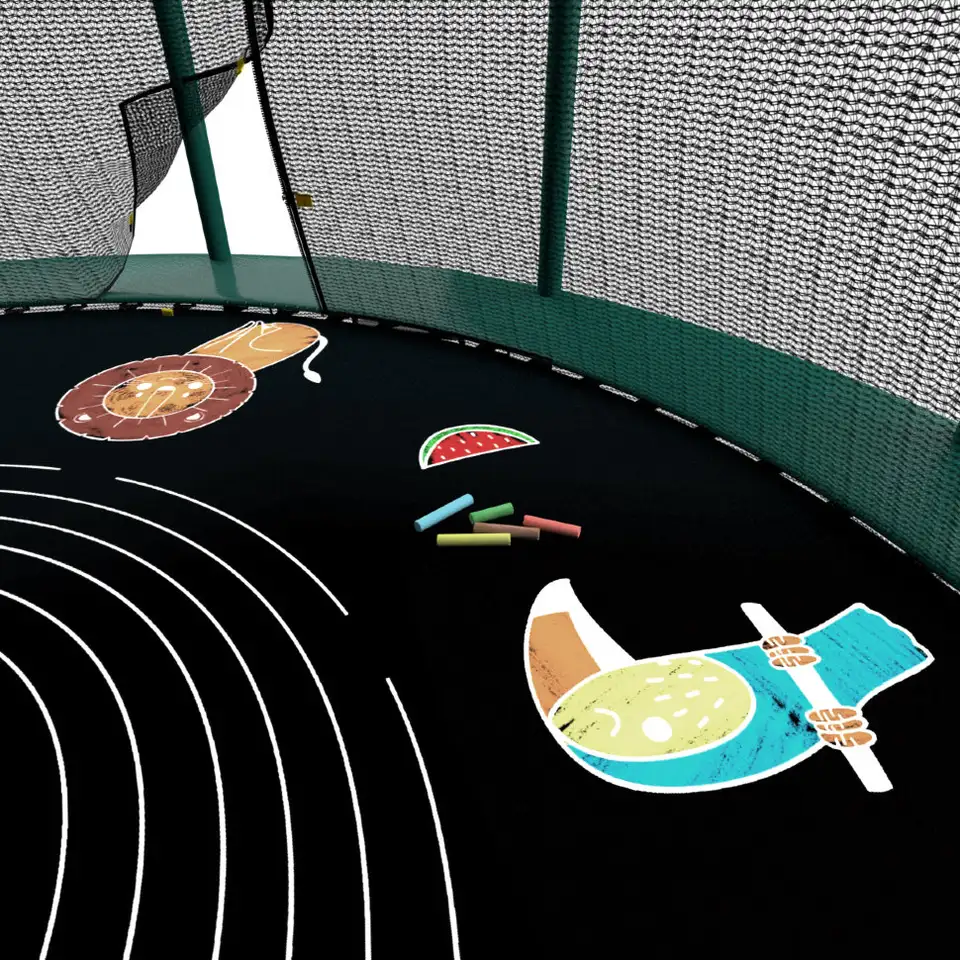 Батут unix line supreme game 16 ft (green), фотография 8