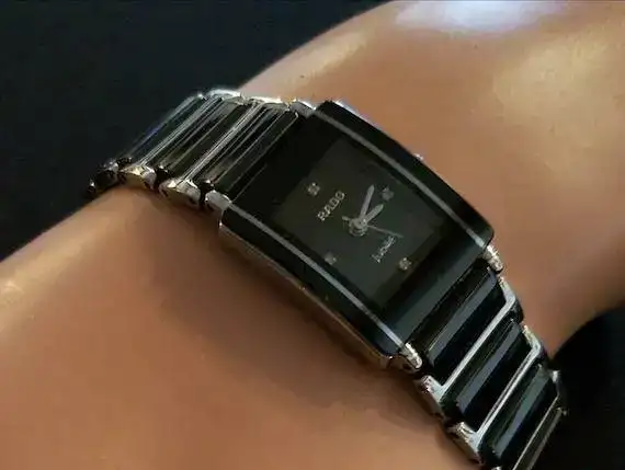 Новые Часы Rado Ceramica Jubile Diamond Black оригинал, фотография 5