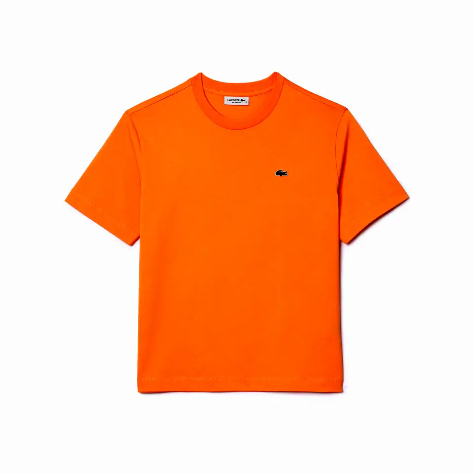 Женская футболка lacoste loose fit из мягкого хлопка, фотография 5