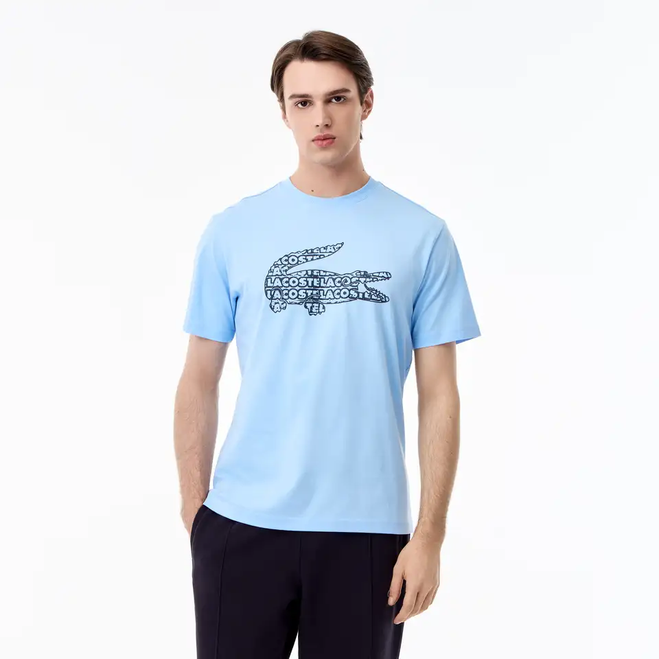 Мужская футболка lacoste из хлопка, фотография 1