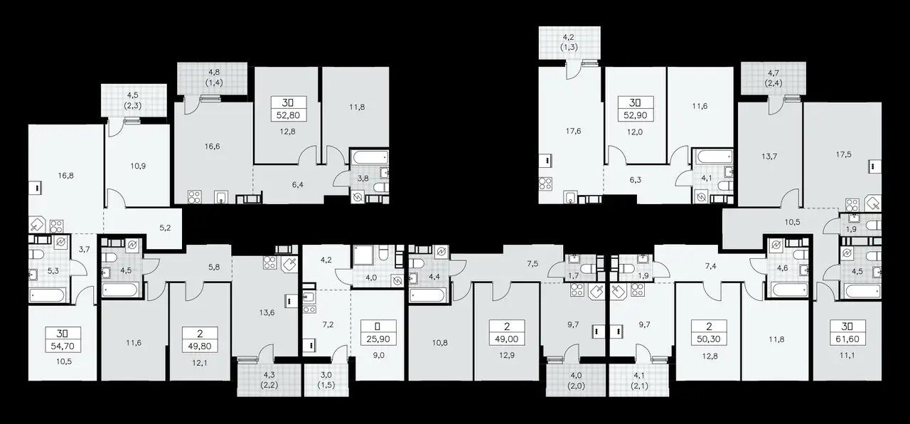 1-но комнатная квартира, 25,90 м², 11 эт., ЖК А101 Лаголово, фотография 2