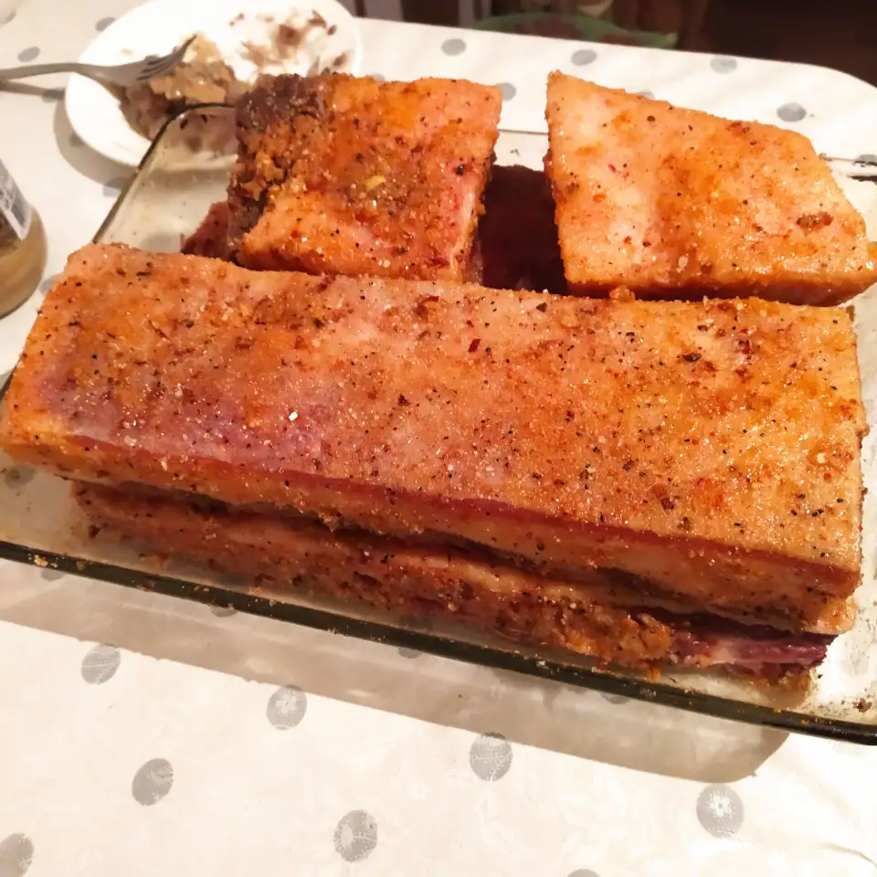 Конина, ял сало загривка, говядина и куриные окорочка домашнего копчения, фотография 5