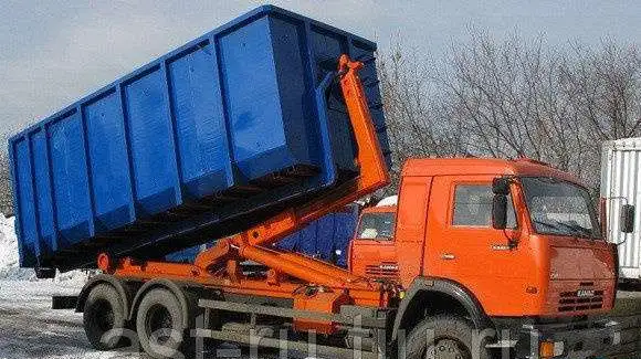 Вывоз мусора пухто контейнер, фотография 1