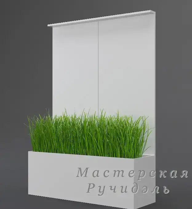Мобильная перегородка с кашпо, фотография 7