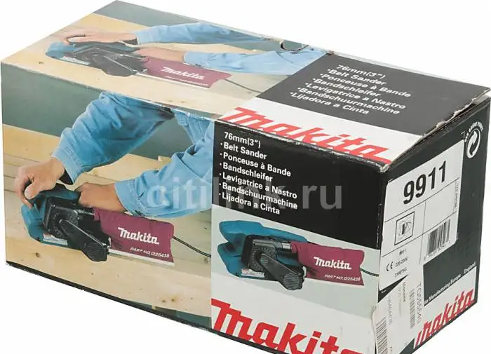 Ленточная шлифмашина makita 9911, фотография 2
