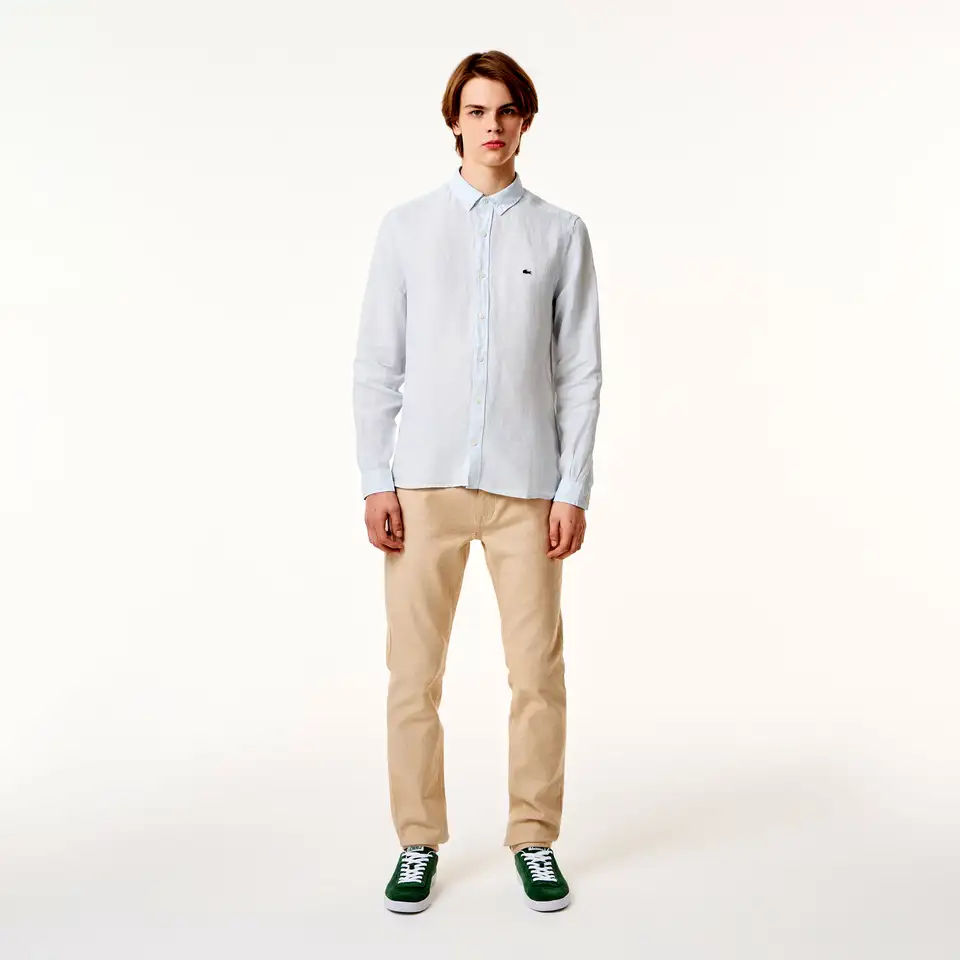 Мужская льняная рубашка lacoste, фотография 4
