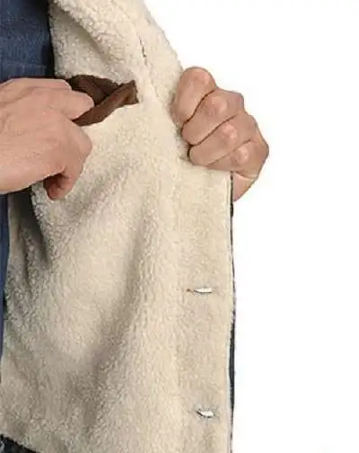 Куртка джинсовая Wrangler Mens Sherpa Cowboy Cut, фотография 3