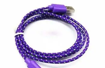 micro-USB, 1 м, тканевая оплетка, фотография 3