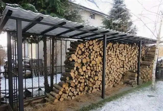 Дровник для дома, фотография 4