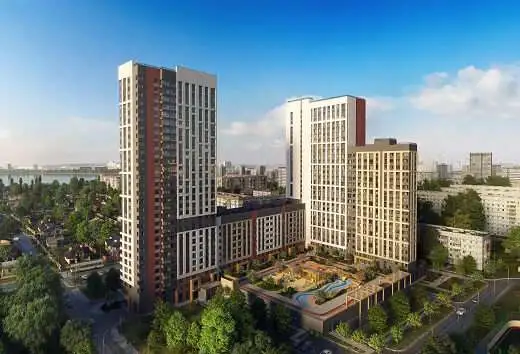 Жк Русь, красных зорь, 38,70 м², 26 эт., Площадь 1905 года м., красных зорь, фотография 1