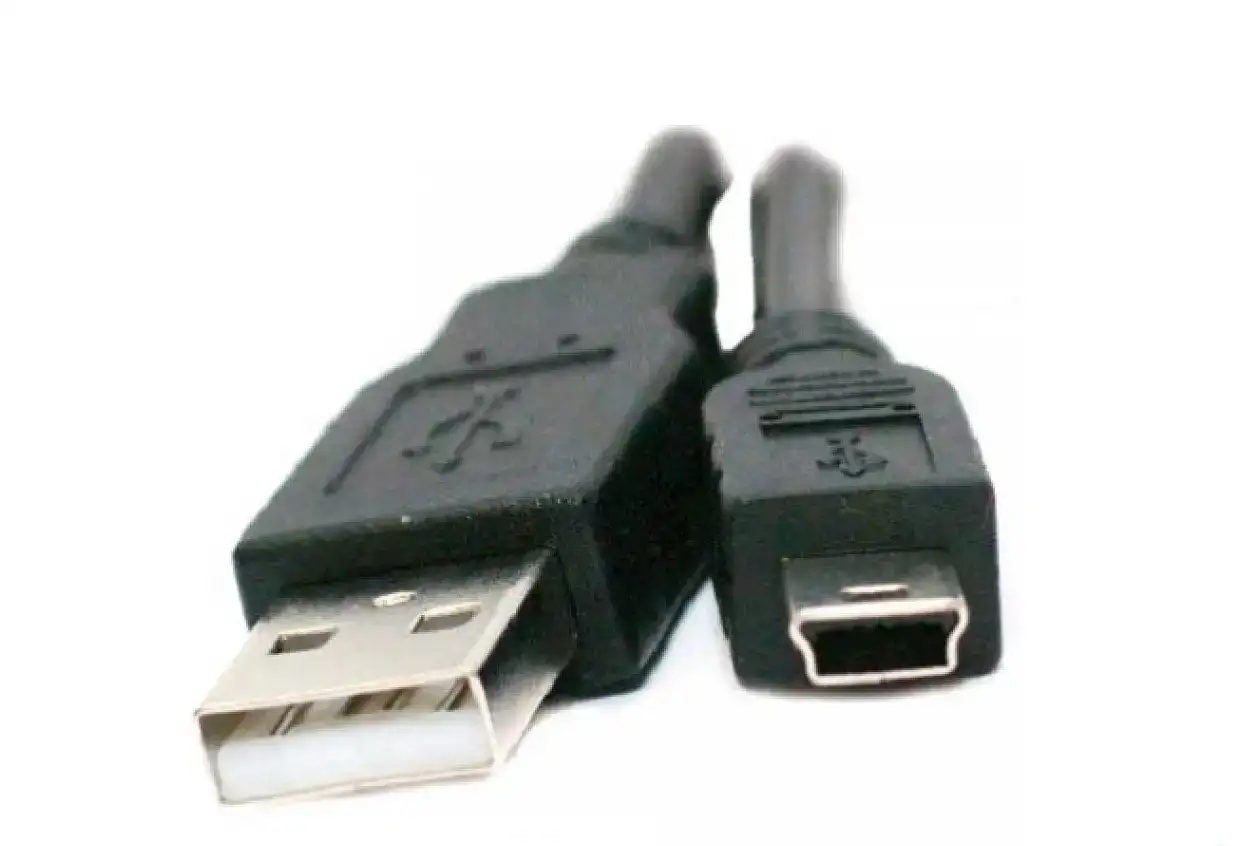 Кабель miniUSB - USB черный 0,63 м., фотография 3