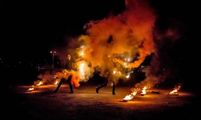 Огненное шоу ARHEY (Огненно-пиротехническое шоу / фаер шоу) в Челябинске и Троицке, фотография 3