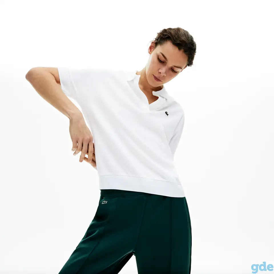 Женское поло lacoste loose fit, фотография 4