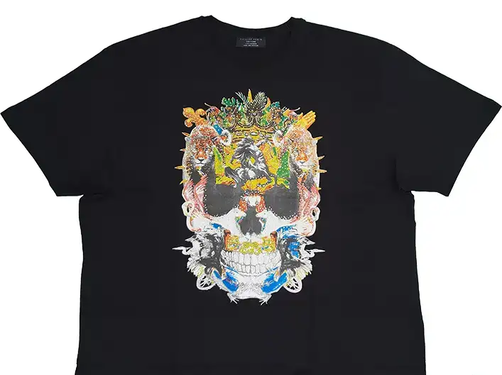 Philipp plein большого размера белая мужская футболка с черепом, фотография 6