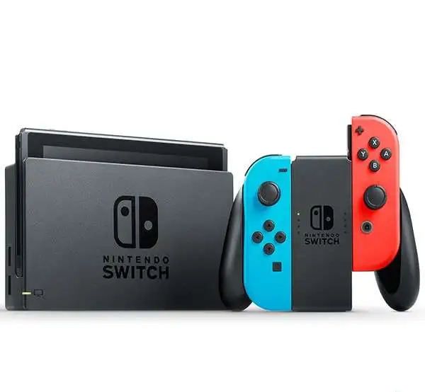 Игровая консоль Nintendo Switch (неоновый красный/неоновый синий), фотография 2