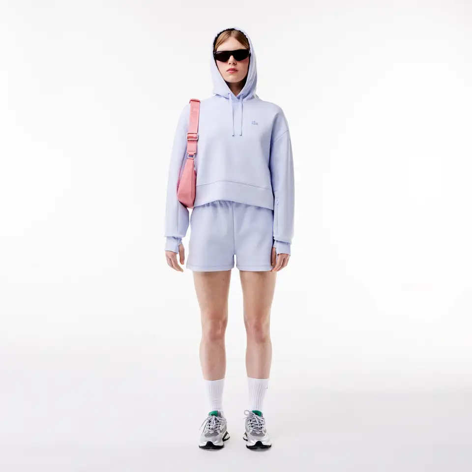 Женская толстовка lacoste loose fit с капюшоном, фотография 4