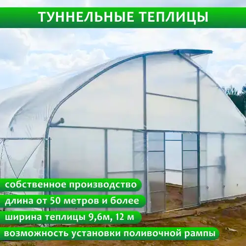 Теплица многорядная блочного типа, фотография 1