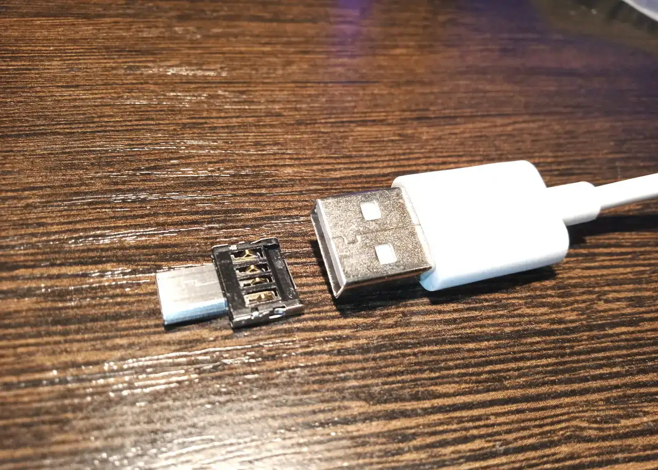 Переходник (адаптер) USB - miniUSB, фотография 6