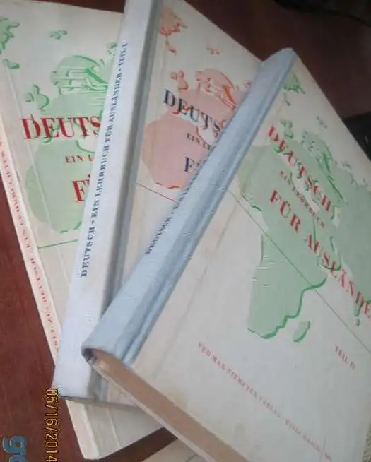 Коучу  Репетитору Знаменитый курс немецкого языка 1962 три книги  два приложения  карта земли Лейпциг, фотография 3