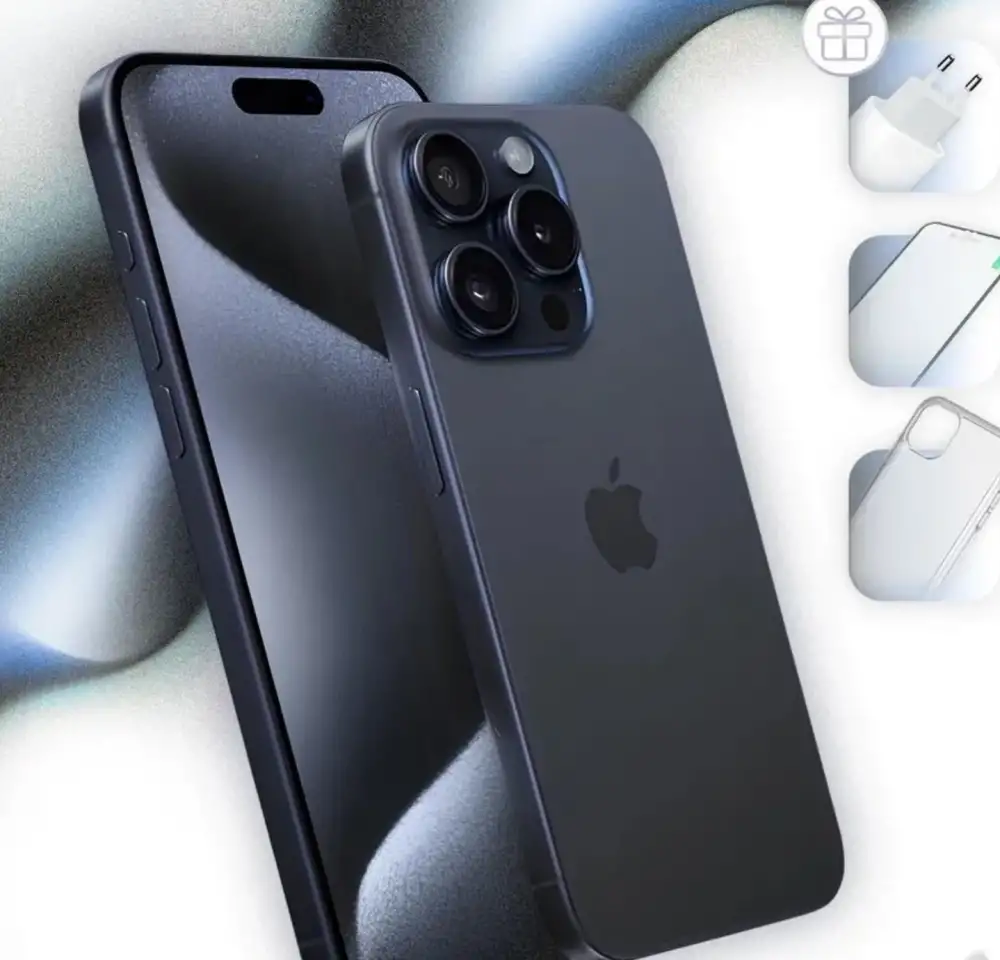 Apple смартфон 15 pro max, black titanium черный титаниум, фотография 1