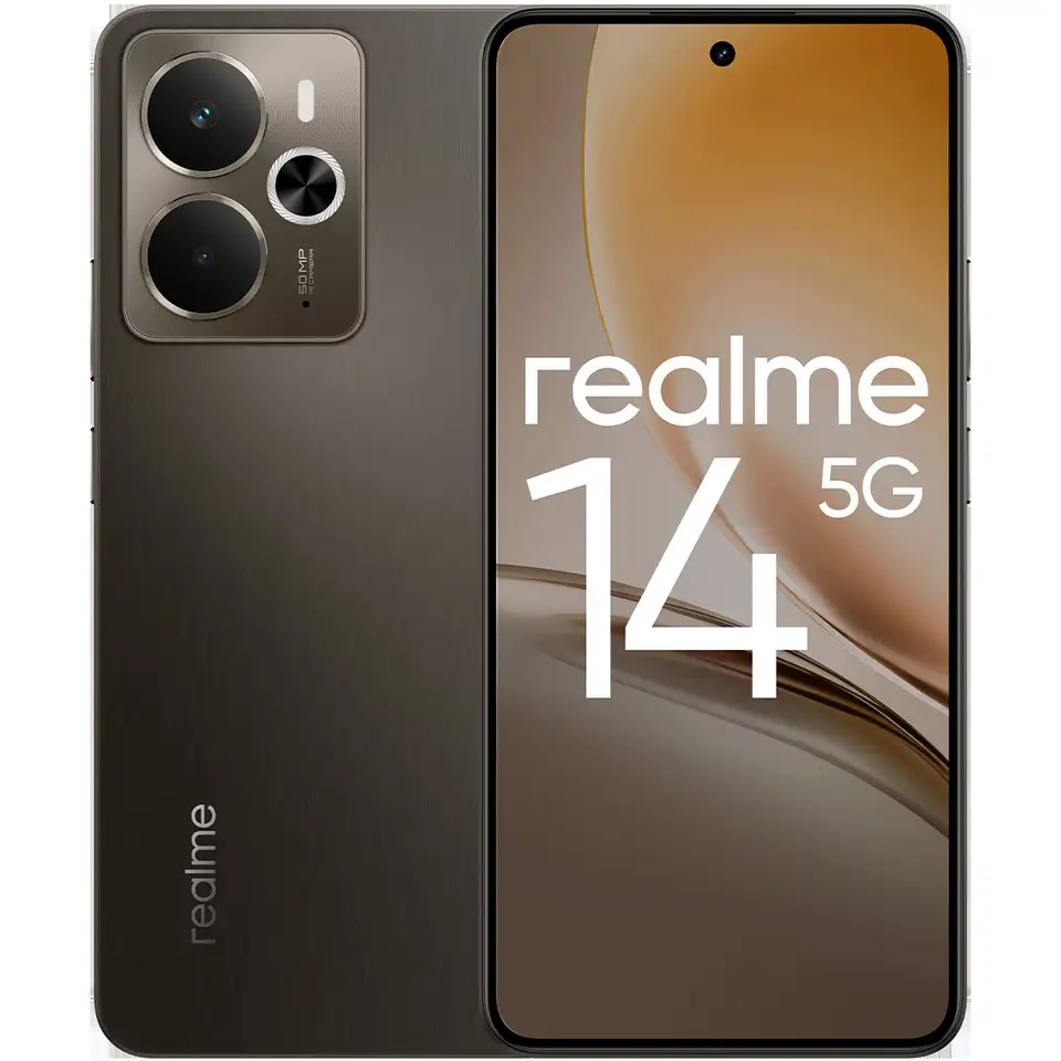 Смартфон realme 14 5g 8/256gb black ru, фотография 1