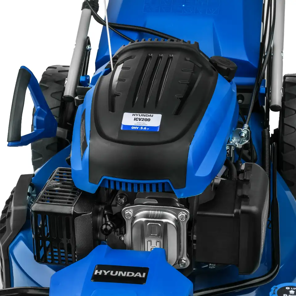 Самоходная бензиновая газонокосилка hyundai l 5110rse с электростартером, фотография 10