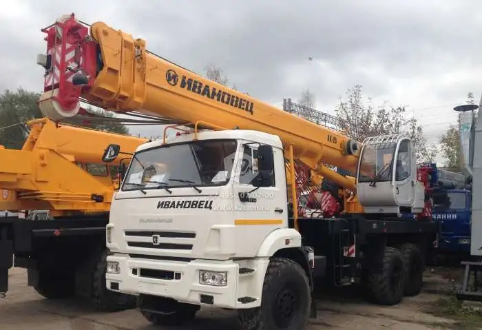 КС-45717К-3Р «Ивановец», г/п 25тн, стрела 30,7 м. на базе шасси КамАЗ-43118 (6х6) Евро-4, фотография 1