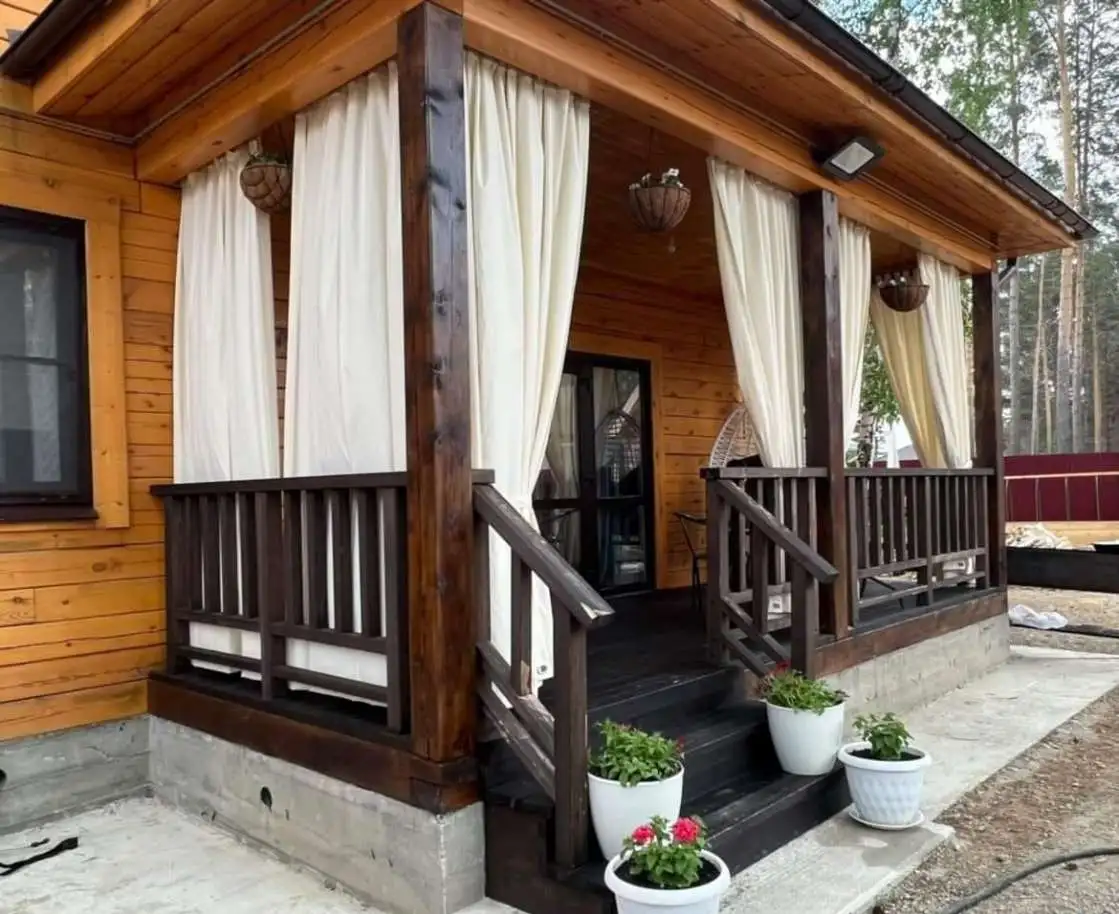 Шторы для беседок, террас, лобби, веранд, патио, пергол, деревянных навесов, садовых качелей и др, фотография 1