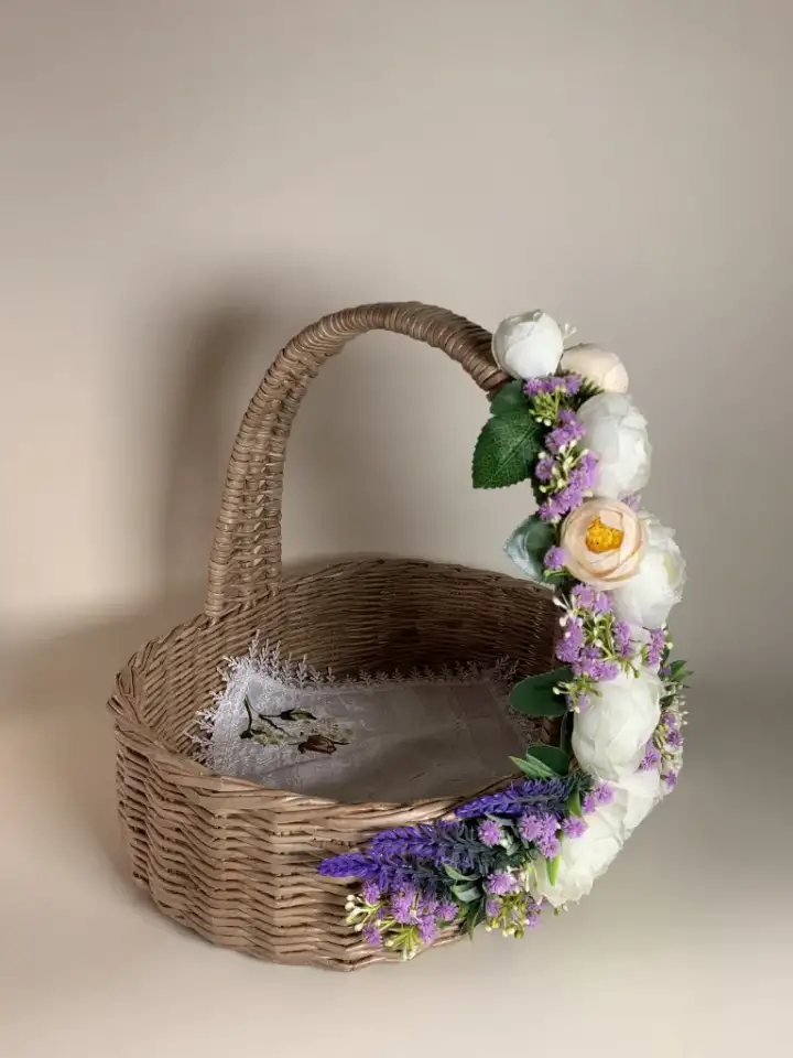 Пасхальные корзины с декором, фотография 10