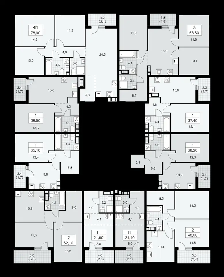 1-но комнатная квартира, 37,40 м², 5 эт., ЖК А101 Лаголово, фотография 1