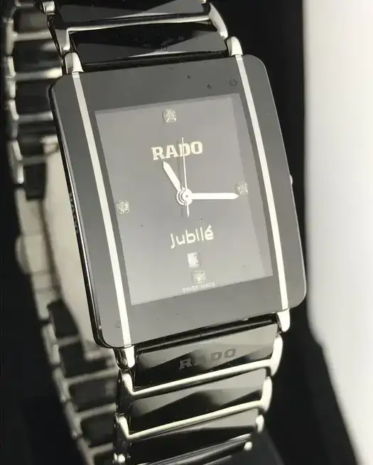 Новые Часы Rado Ceramica Jubile Diamond Black оригинал, фотография 1