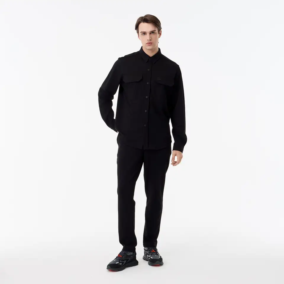 Мужская рубашка lacoste на кнопках с большими нагрудными карманами, фотография 4