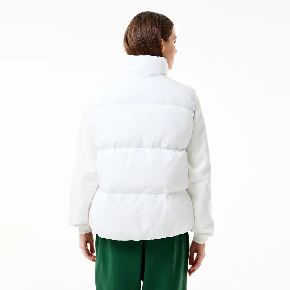 Женский жилет lacoste с наполнением из смеси пуха и пера, фотография 2