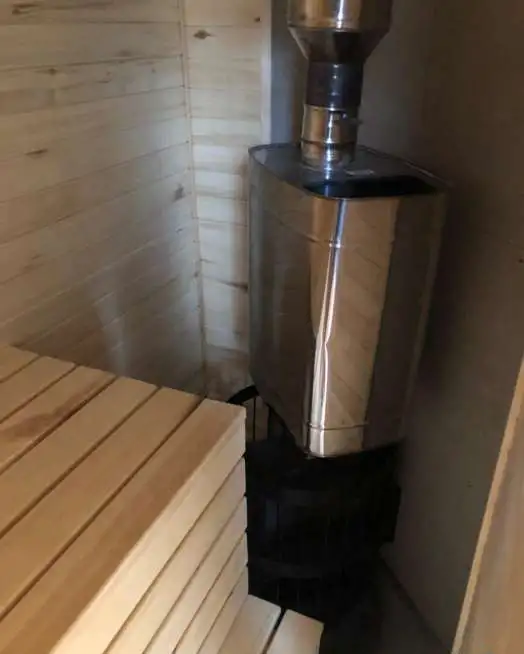 Готовая каркасная баня 2,35*6 м 