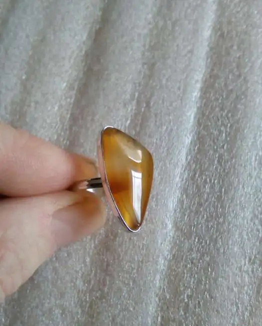 Серьги СЕРДОЛИК, серебро 925., фотография 1