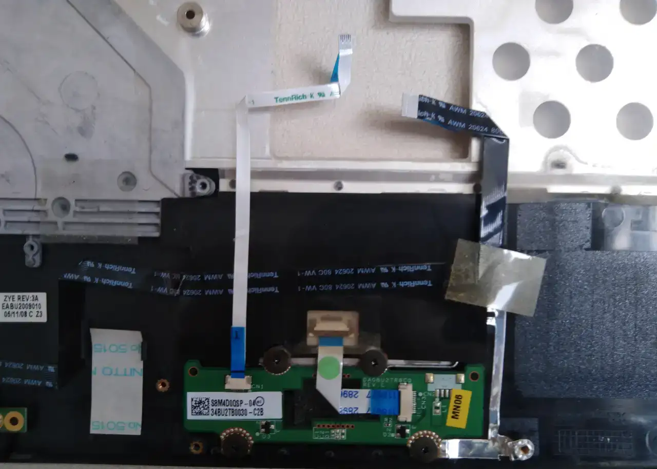 Toshiba U400 U405D Верхняя часть корпуса EABU2009010 топкейс, фотография 3