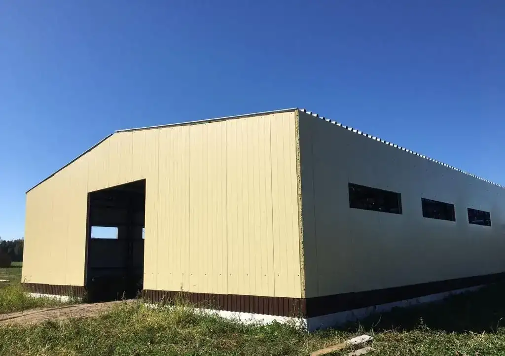 быстровозводимые ангары из сендвич панелей, фотография 4