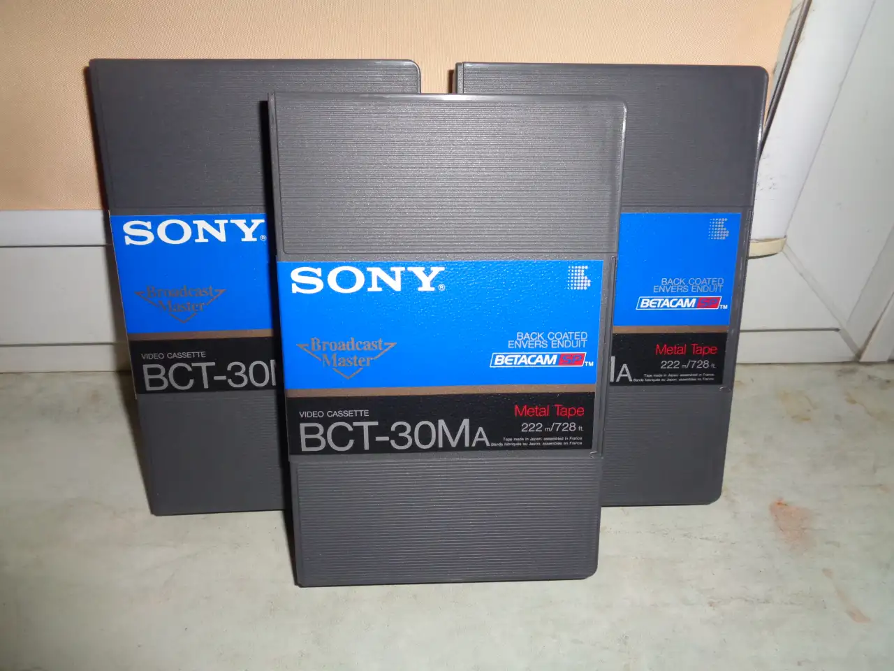Sony BCT-30Ma VIDEO CASSETTE Metal Tape, фотография 1
