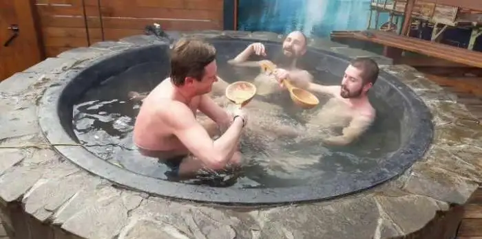 Молодильный чугунный чан для бани, фотография 1