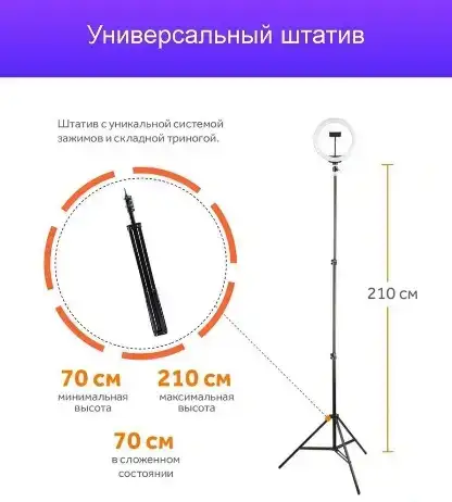 Кольцевая лампа, фотография 6