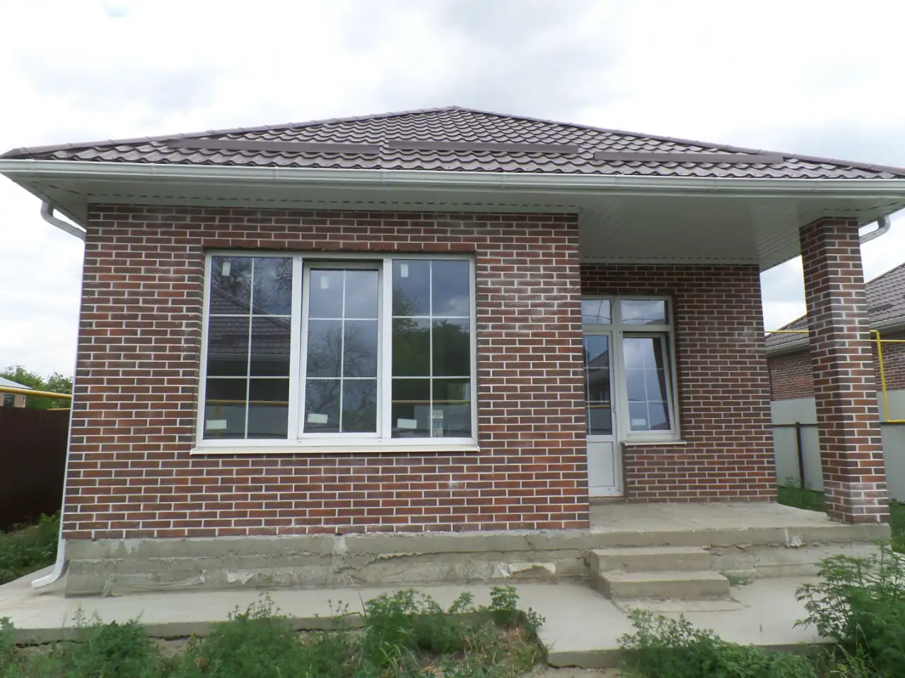 Продается новый дом с. Красносельское, ул. Длинная,, эт. 1 кирп. 111,00 м2, фотография 1