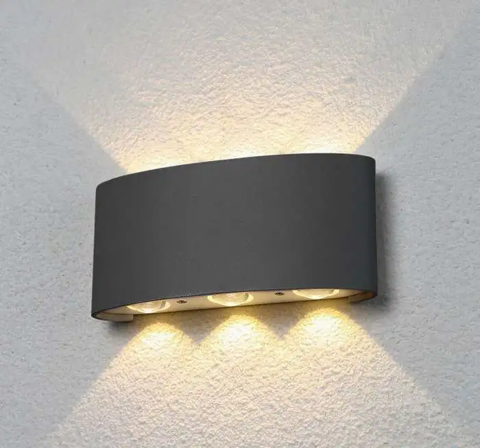 Уличный настенный светодиодный светильник черный Elektrostandard 1551 Techno LED Twinky Trio, фотография 1