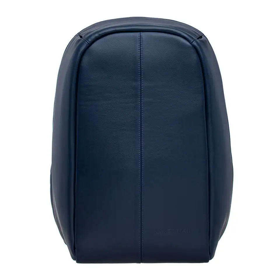 Мужской кожаный рюкзак blandford dark blue, фотография 1